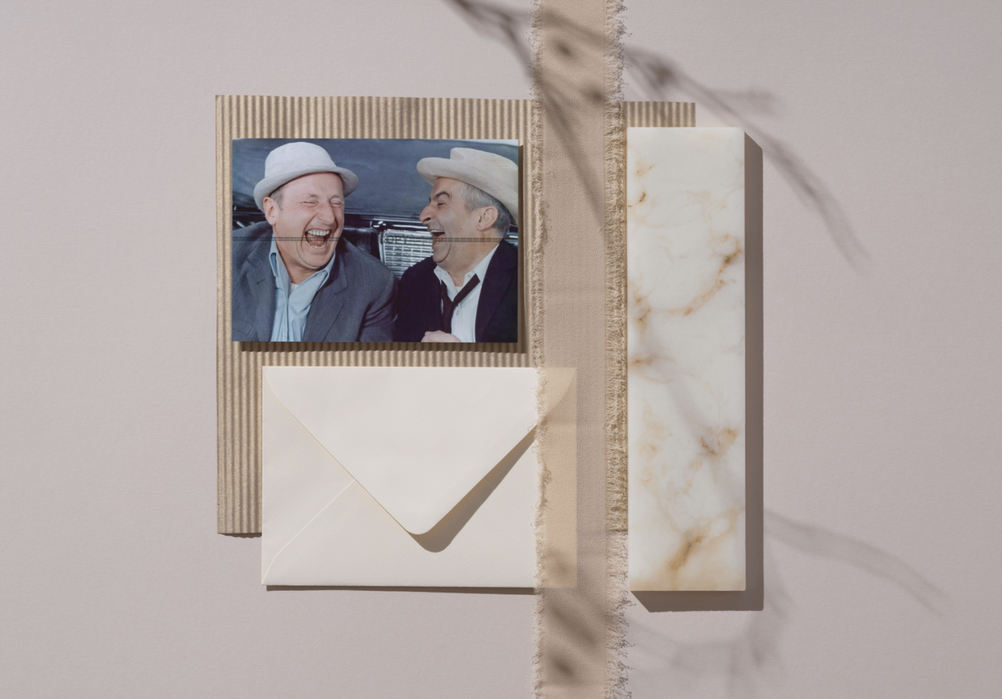 Photo Louis de Funès & Bourvil – Le Corniaud (1965) – Scène Culte Cinéma – 15×20