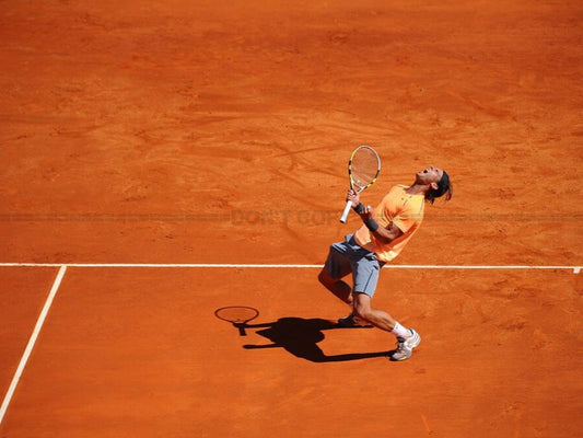 Photo Rafael Nadal célébrant sa victoire à Monte-Carlo, en avril 2012 - 15 x 20