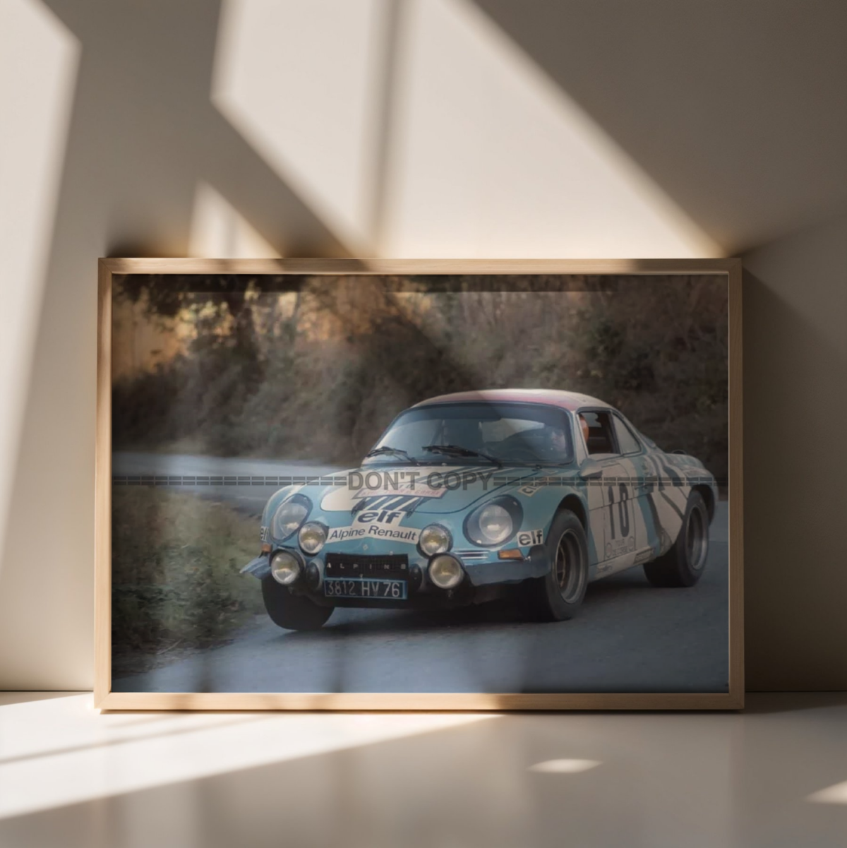 Photo Jean-Pierre Nicolas – Alpine A110 1800 – Tour de Corse Rallye 1974 – 15×20
