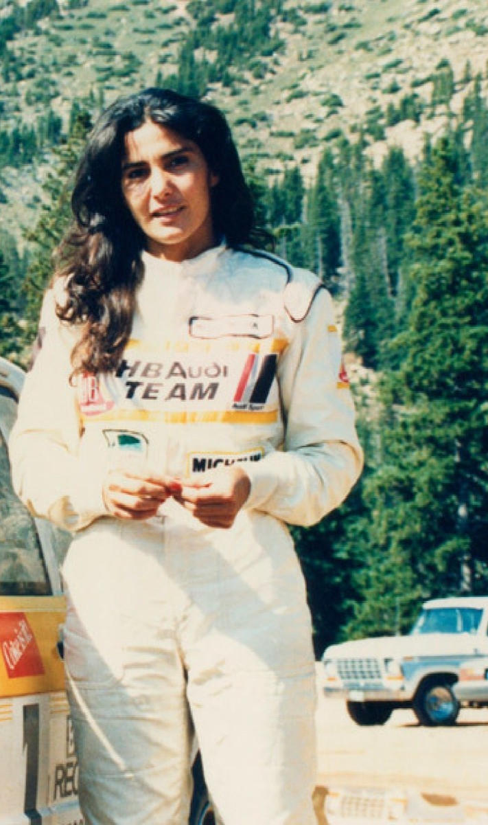 Photo Michèle Mouton – Audi Sport Quattro S1 – Pikes Peak 1985 – Rallye – 15×20