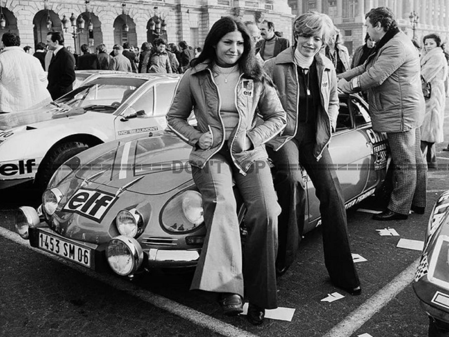 Photo Michèle Mouton, F. Conconi – Alpine A110 Rallye Monte-Carlo (1976) – 15x20