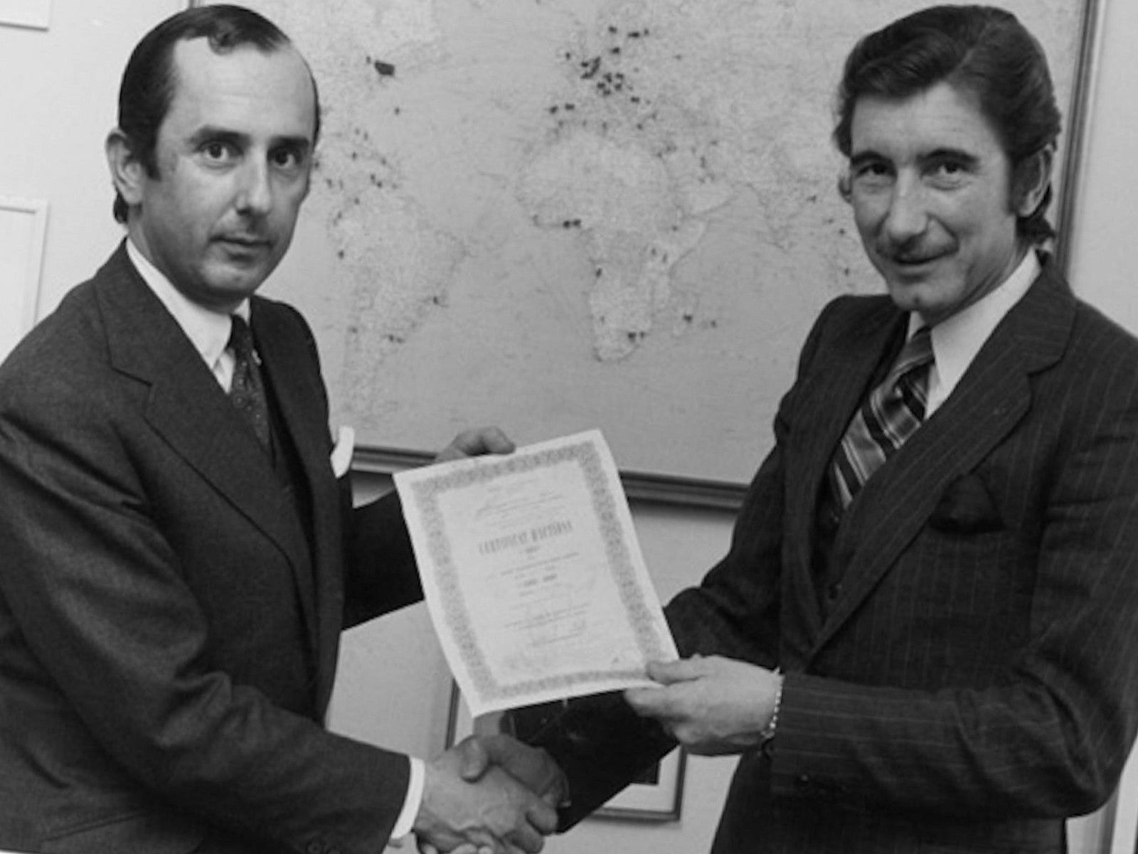 Photo Jo Siffert & Jack Heuer – Motorsport & Horlogerie – (Années 60-70) – 15×20