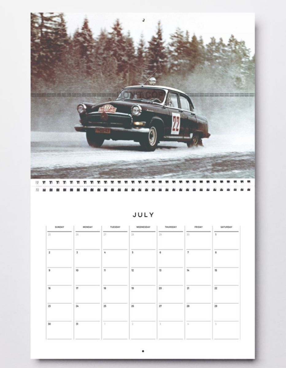 Photo Suchkov, Shchavelev – GAZ-21 Volga – Rallye Monte-Carlo Neige 1964 – 15×20