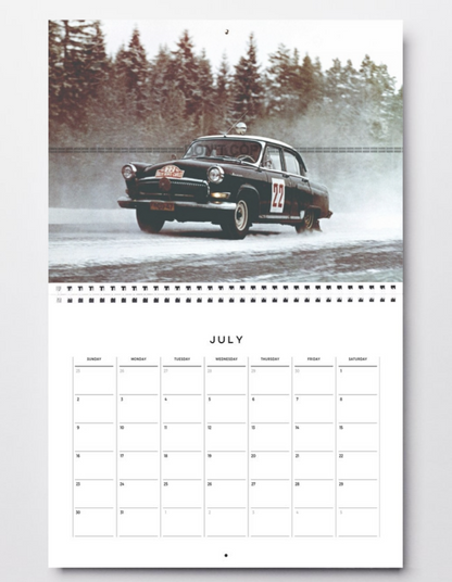Photo Suchkov, Shchavelev – GAZ-21 Volga – Rallye Monte-Carlo Neige 1964 – 15×20
