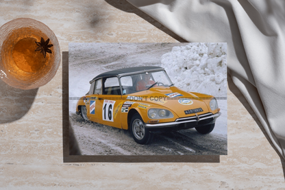Photo Citroën DS 21 Coupé Prototype – Groupe 5 – Rallye Automobile 1972 – 15×20