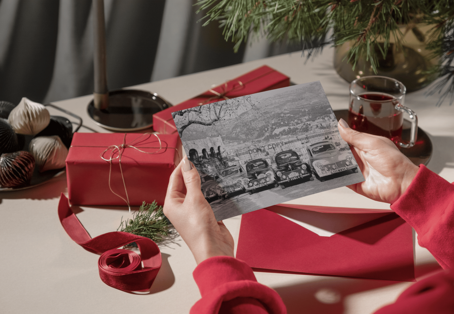 Photo Peugeot 203 – Rallye Monte-Carlo (1952) – Automobile Historique – 15×20