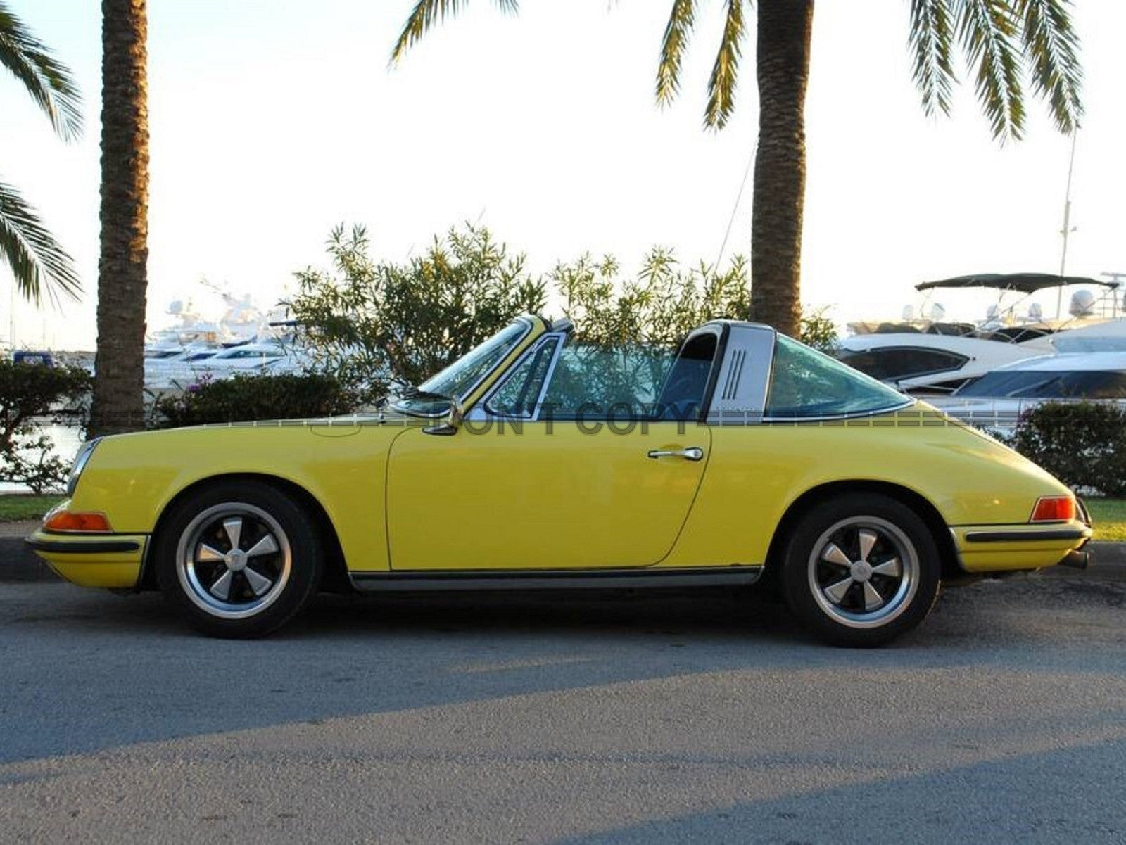 Photo Porsche 911 Targa - Marina de Palma de Majorque