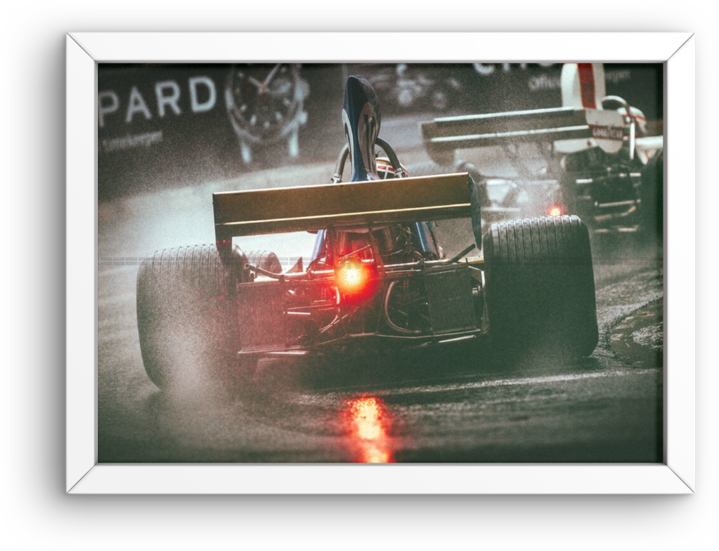 Photo Encadrée Formule 1 – GP de Monaco – Course – Nuit & reflets – 15×20