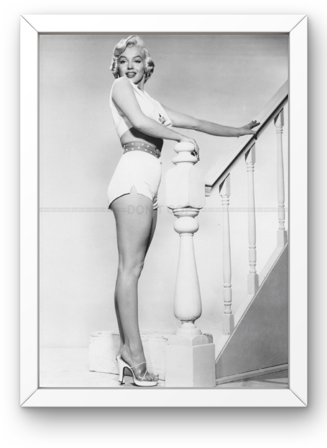 Photo Encadrée Marilyn Monroe - Sept Ans de réflexion 1955 - Cadre Bois - 15x20