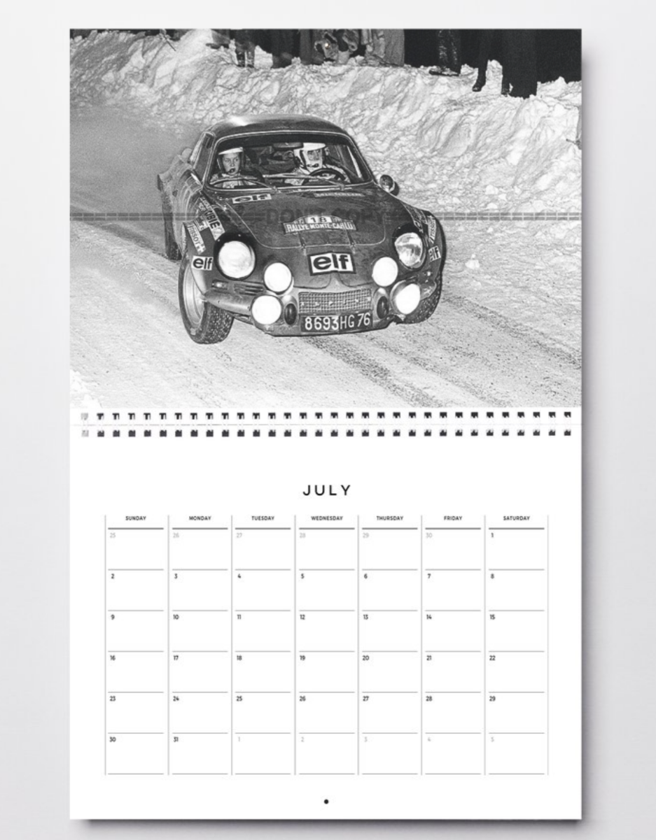 Photo Andruet & Biche – Alpine A110 – Rallye Monte-Carlo (1973) – Course – 15x20
