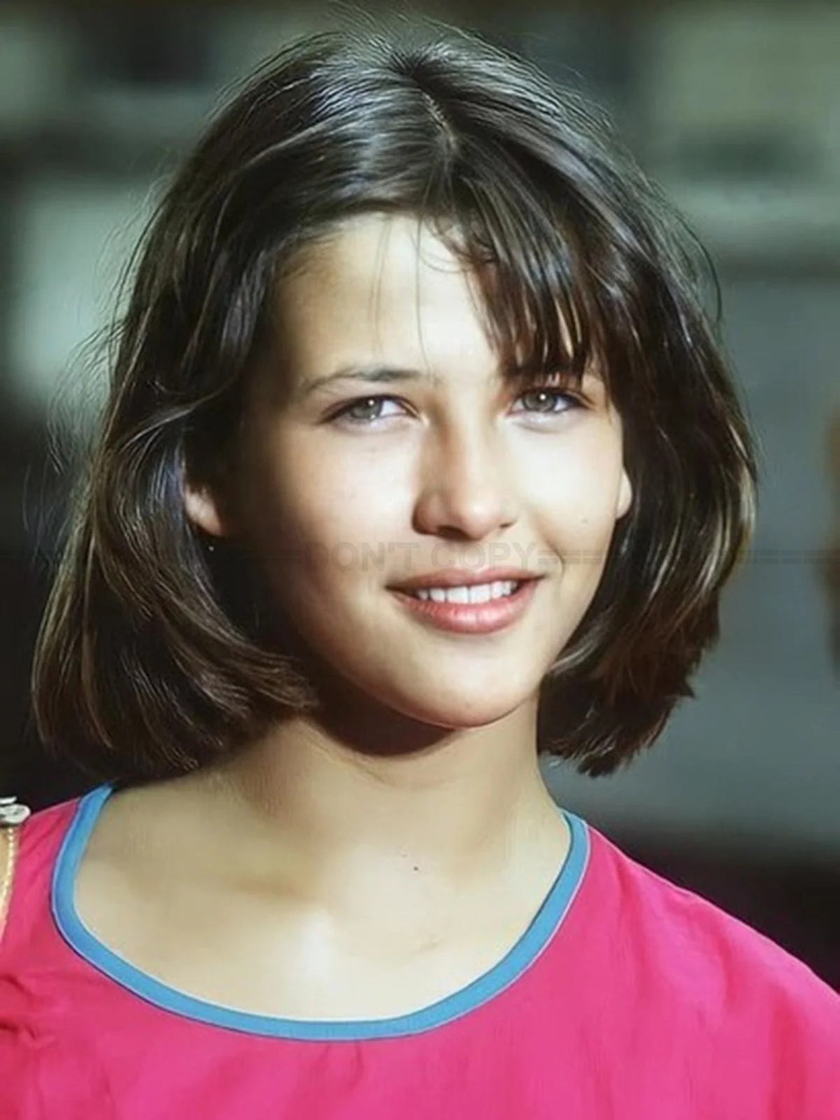 Photo Sophie Marceau à l'adolescence au début de sa carrière - Années 80 - 15×20