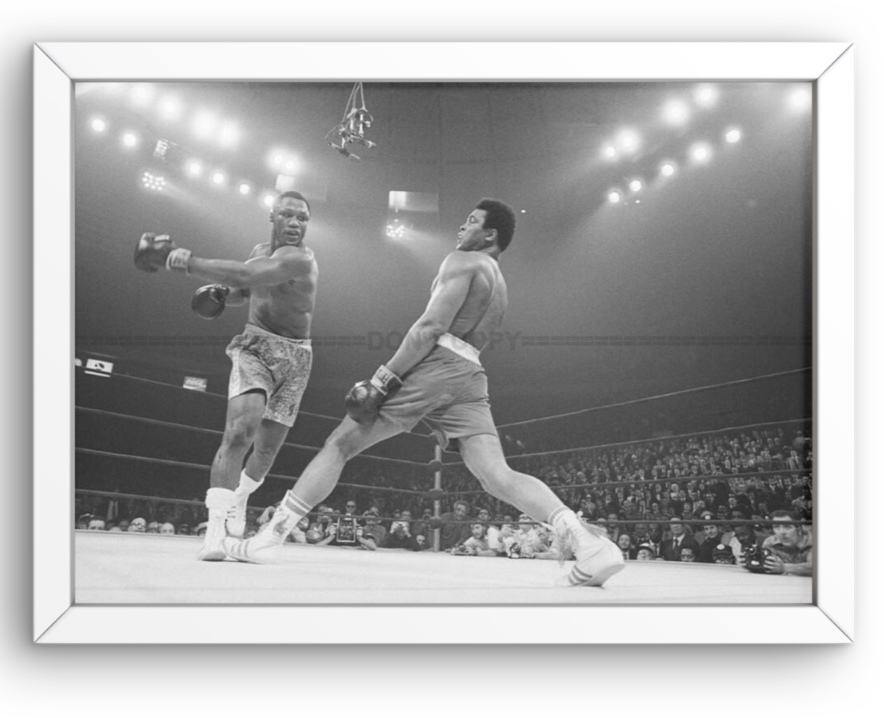 Photo Encadrée Muhammad Ali vs. Joe Frazier - New York (1971) - Cadre - 15×20