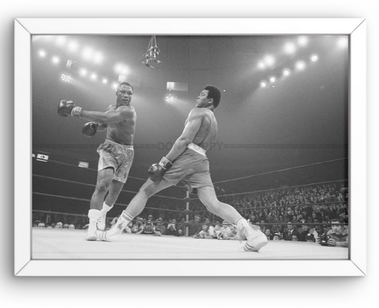 Photo Encadrée Muhammad Ali vs. Joe Frazier - New York (1971) - Cadre - 15×20