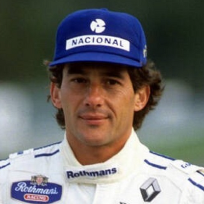 Photo Ayrton Senna – Portrait F1 Williams Renault 1994 – Casque Nacional – 15×20