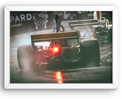 Photo Encadrée Formule 1 – GP de Monaco – Course – Nuit & reflets – 15×20