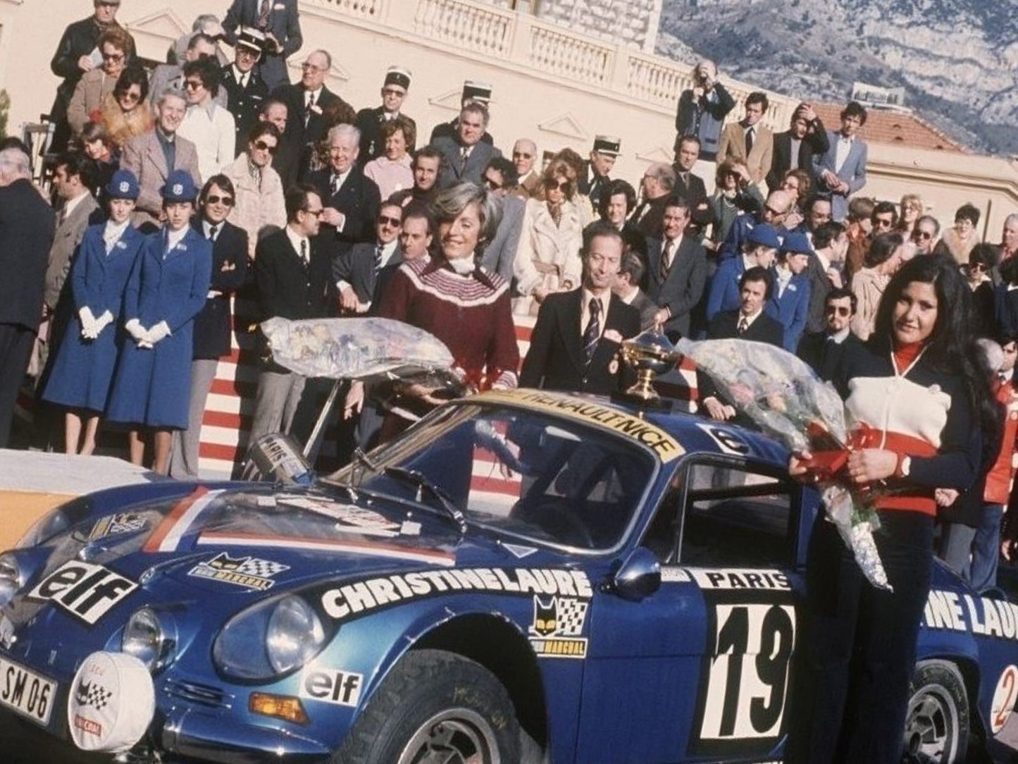 Photo Encadrée Michèle Mouton – Alpine A110 1600 S – Rallye Monte-Carlo – 15x20