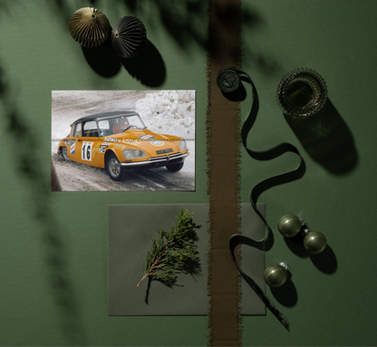 Photo Citroën DS 21 Coupé Prototype – Groupe 5 – Rallye Automobile 1972 – 15×20
