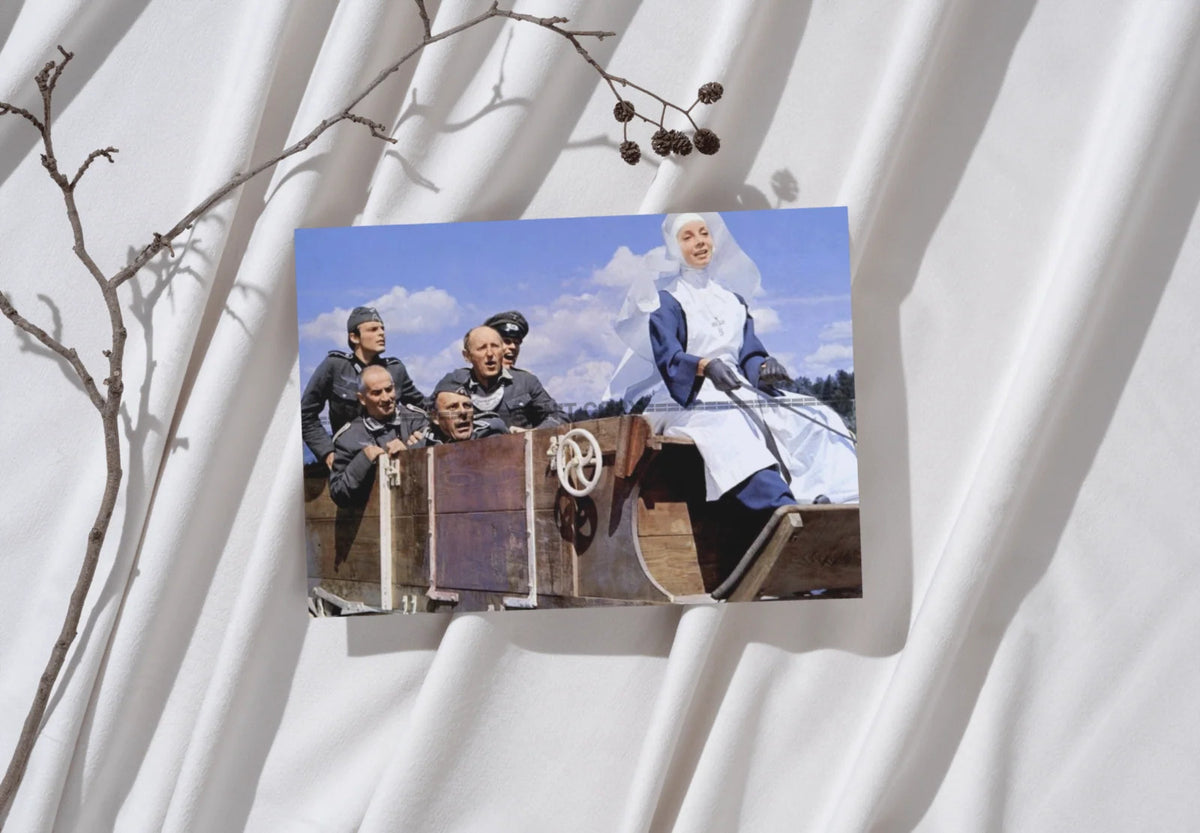 Photo Louis de Funès & Bourvil – La Grande Vadrouille 1966 – Scène Culte – 15×20