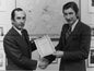 Photo Jo Siffert & Jack Heuer – Motorsport & Horlogerie – (Années 60-70) – 15×20