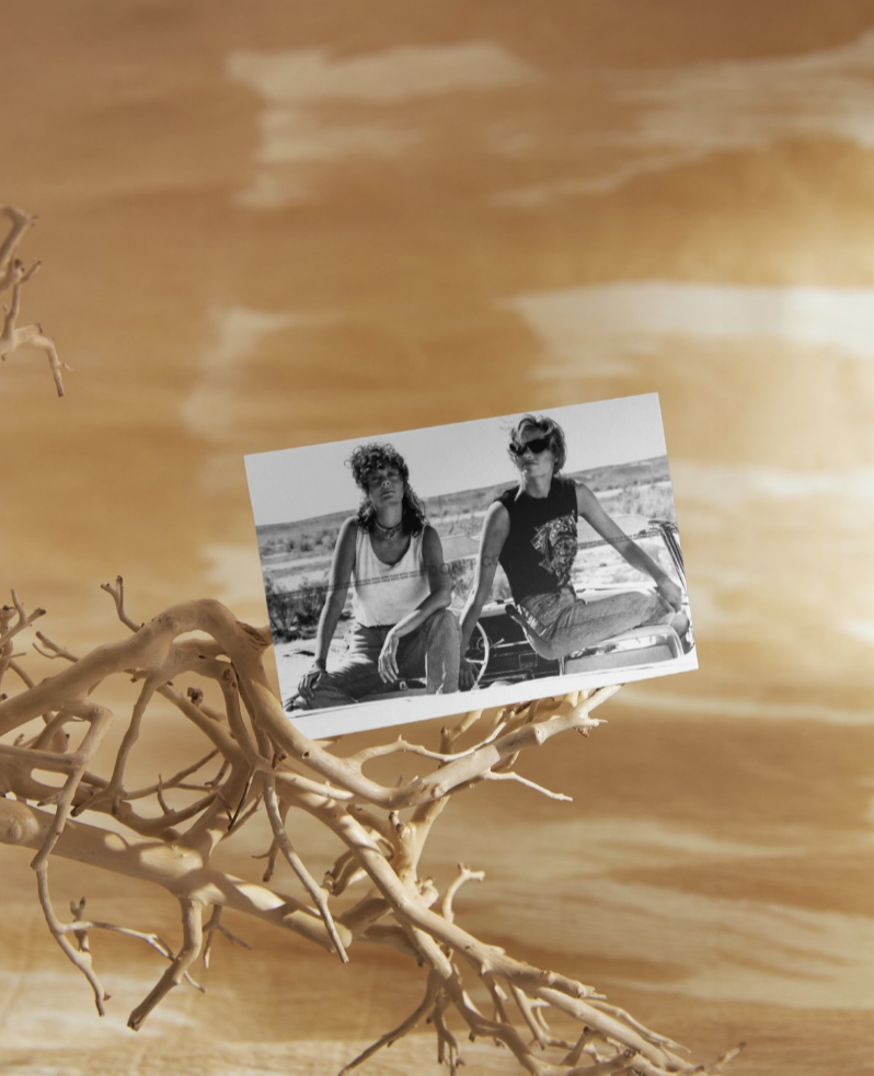 Photo Thelma et Louise (1991) – Scène Route Culte Cinéma – Noir & Blanc – 15×20