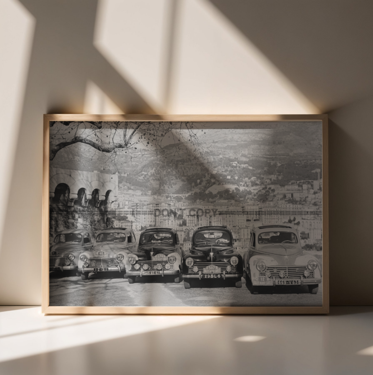 Photo Peugeot 203 – Rallye Monte-Carlo (1952) – Automobile Historique – 15×20