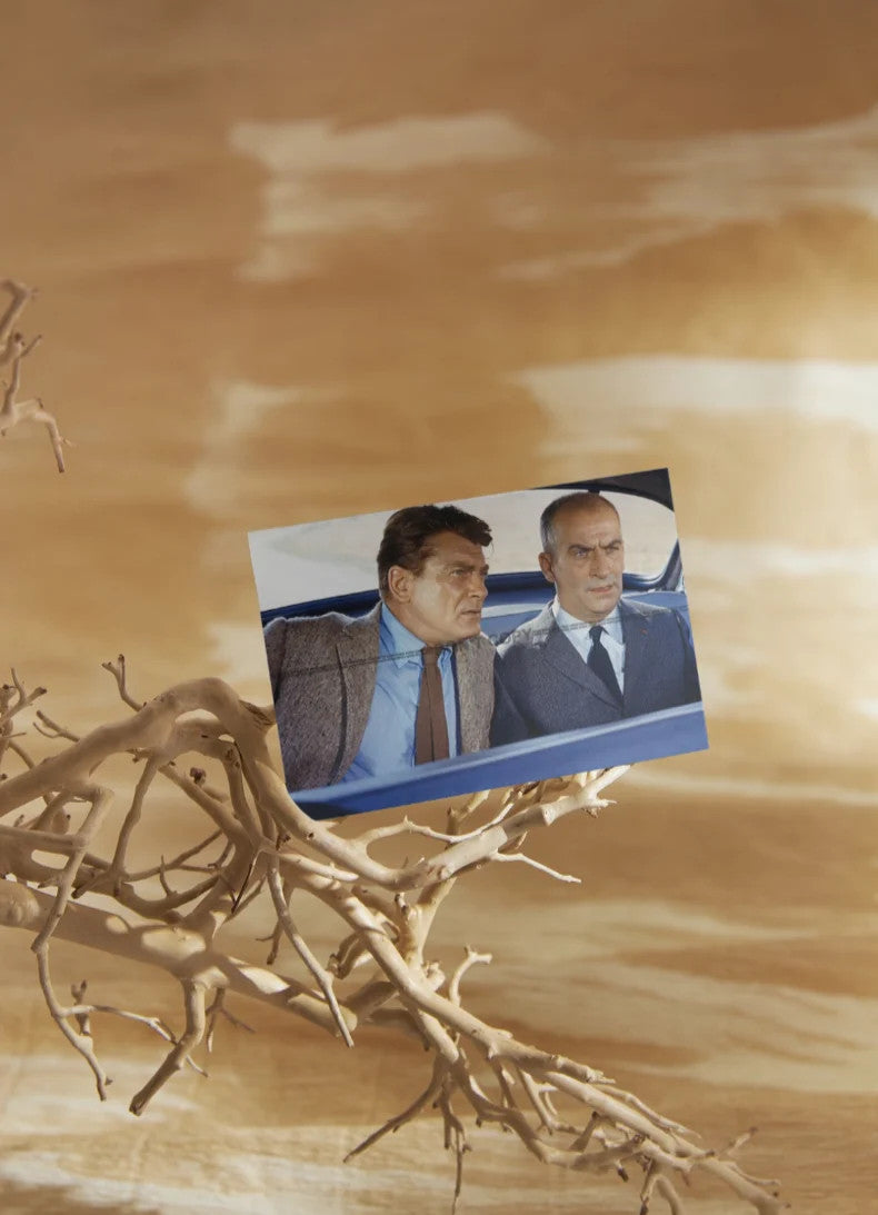 Photo Jean Marais & Louis de Funès – Fantômas 1964 – Scène Culte Cinéma - 15x20