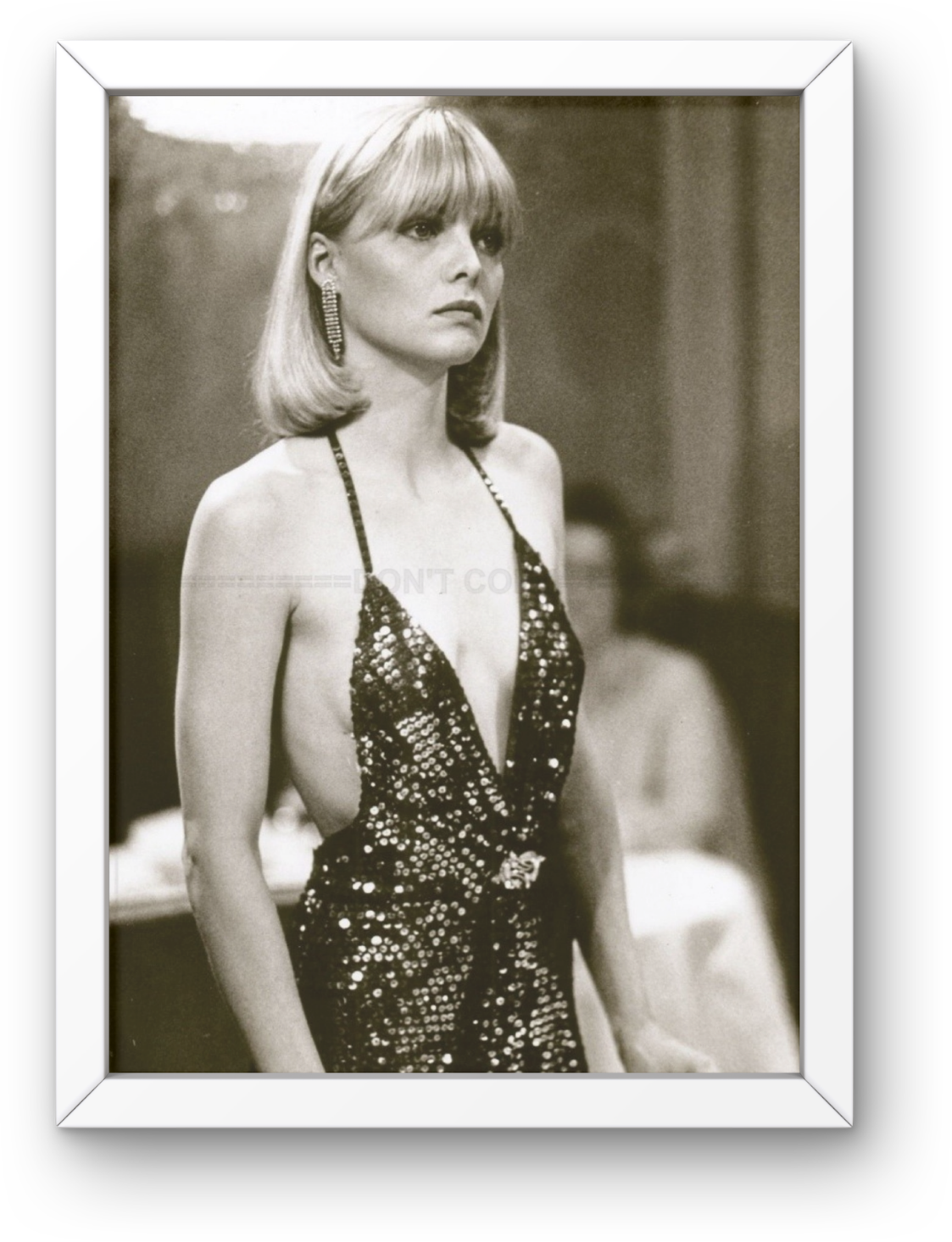 Photo Encadrée Michelle Pfeiffer - Elvira Hancock - Scarface (1983) - 15×20