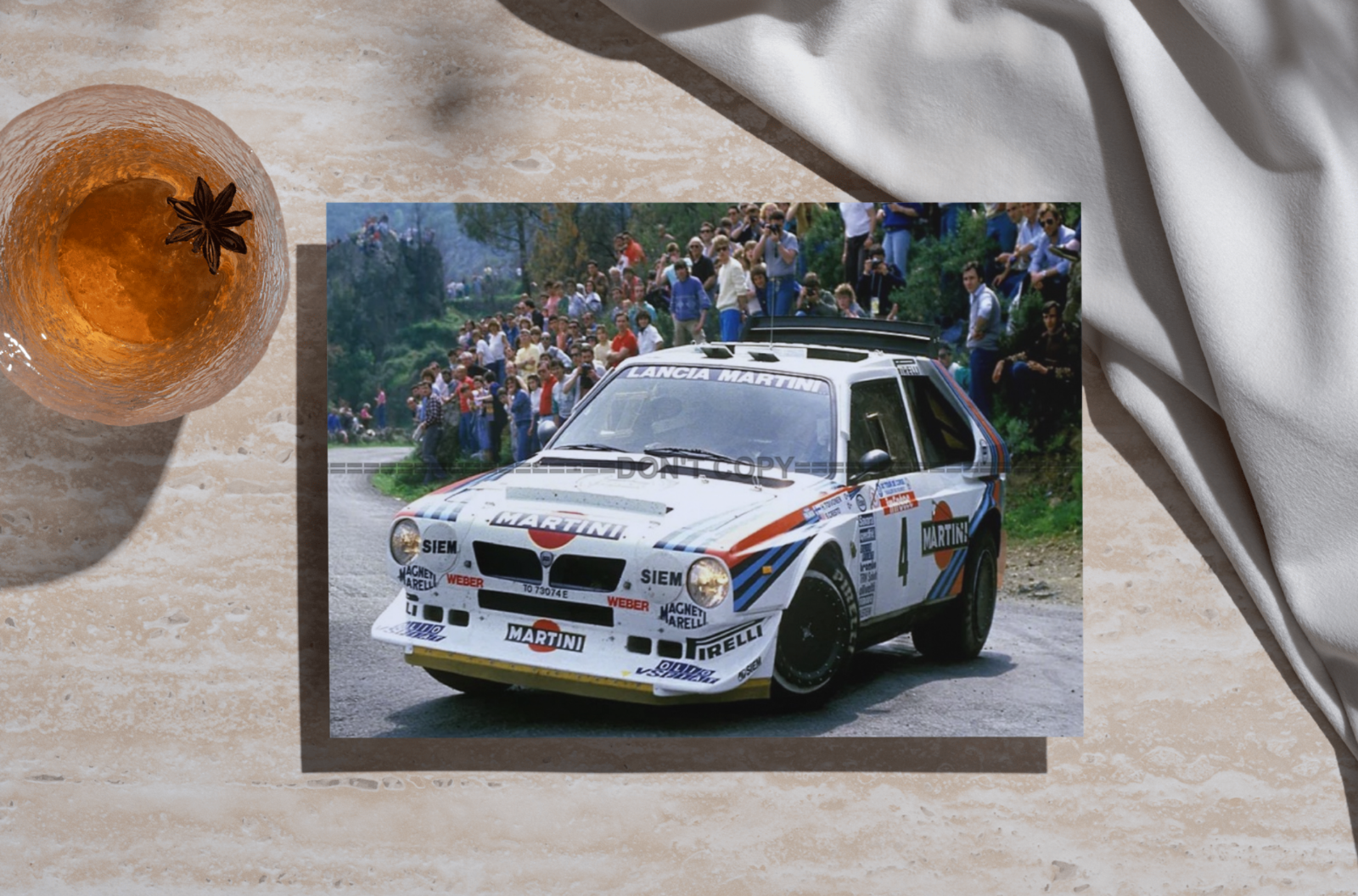 Photo Toivonen & Cresto – Lancia Delta S4 – Tour de Corse Rally (1986) B – 15x20
