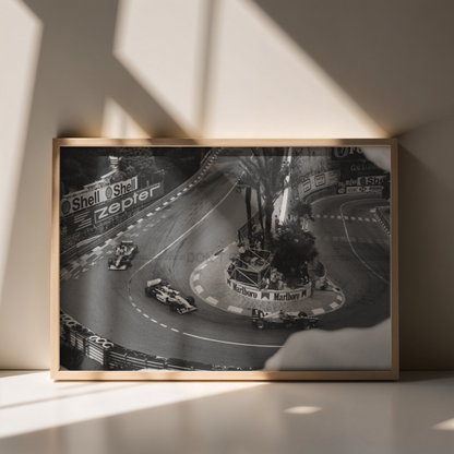 Photo Formule 1 – Grand Prix de Monaco 1997 – Virage Épingle du Fairmont – 15x20