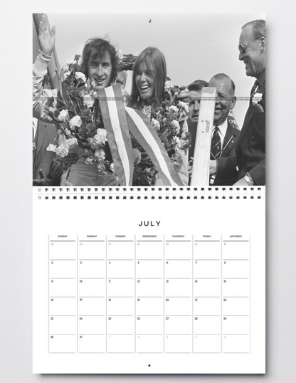 Photo Jackie Stewart – Matra – Vainqueur GP F1 Zandvoort (1969) – Podium – 15×20