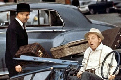 Photo Louis de Funès & Bourvil – Le Corniaud (1965) – Scène Culte Cinéma – 15×20