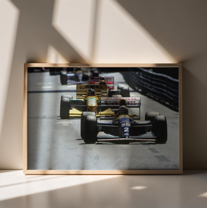 Photo Alain Prost, Michael Schumacher, Ayrton Senna – Trio légendaire F1 – 15×20