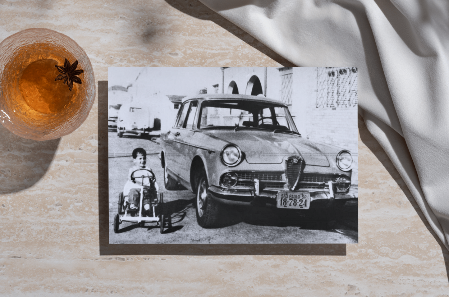 Photo Ayrton Senna enfant – Aux origines d’une légende de la Formule 1 – 15×20