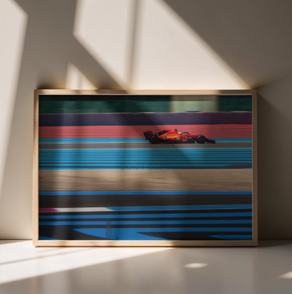 Photo Sebastian Vettel – Grand Prix de France 2019 – Circuit Paul Ricard – 15×20