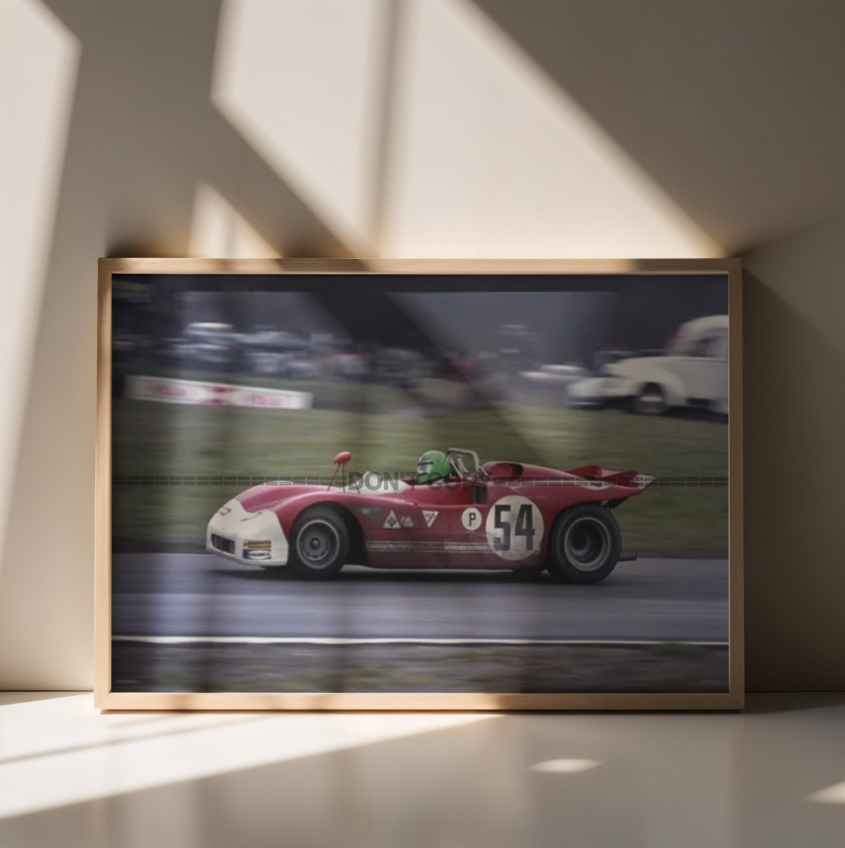 Photo H. Pescarolo – Alfa Romeo T33/3 – BOAC 1000 km Brands Hatch (1971) – 15×20