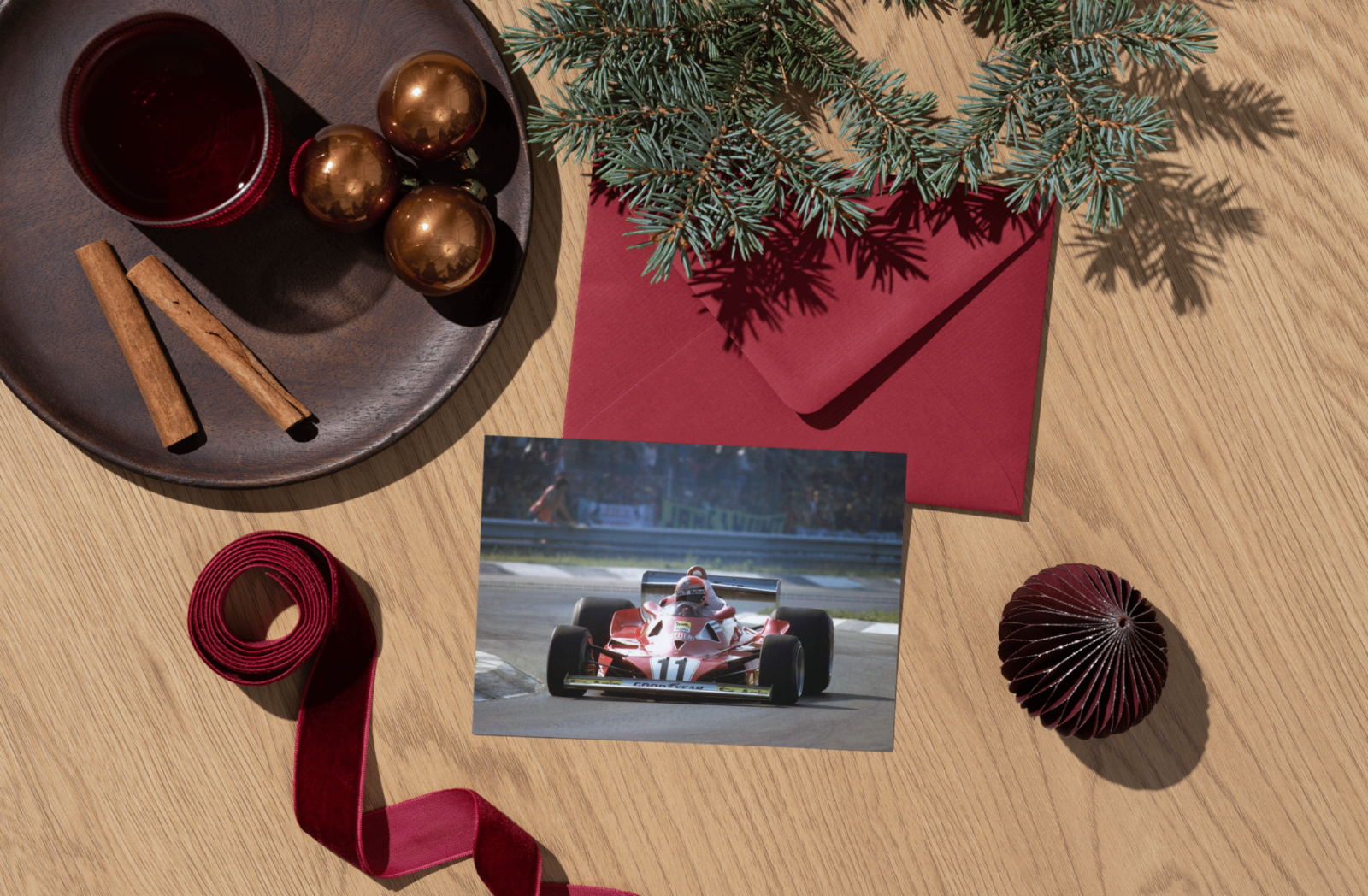 Photo Niki Lauda – Ferrari Formule 1 1977 – Légende du sport automobile – 15×20