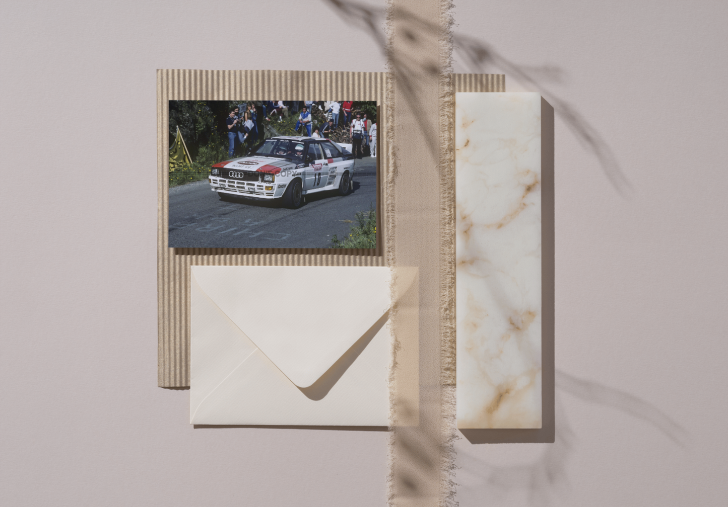Photo Michèle Mouton – Audi Quattro A2 – Tour de Corse Rallye 1983 – 15×20