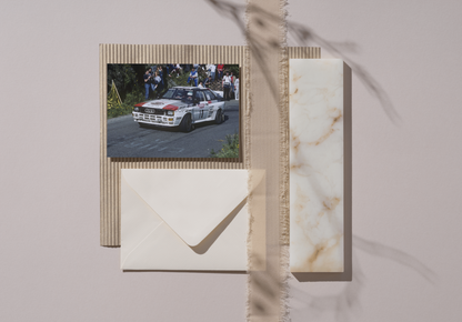 Photo Michèle Mouton – Audi Quattro A2 – Tour de Corse Rallye 1983 – 15×20