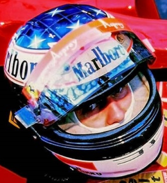 Photo Michael Schumacher – GP d'Argentine F1 1998 – Le Salut du Champion – 15×20