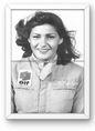 Photo Encadrée Michèle Mouton Pilote WRC Rallye - (Cadre Bois Blanc) - 15x20