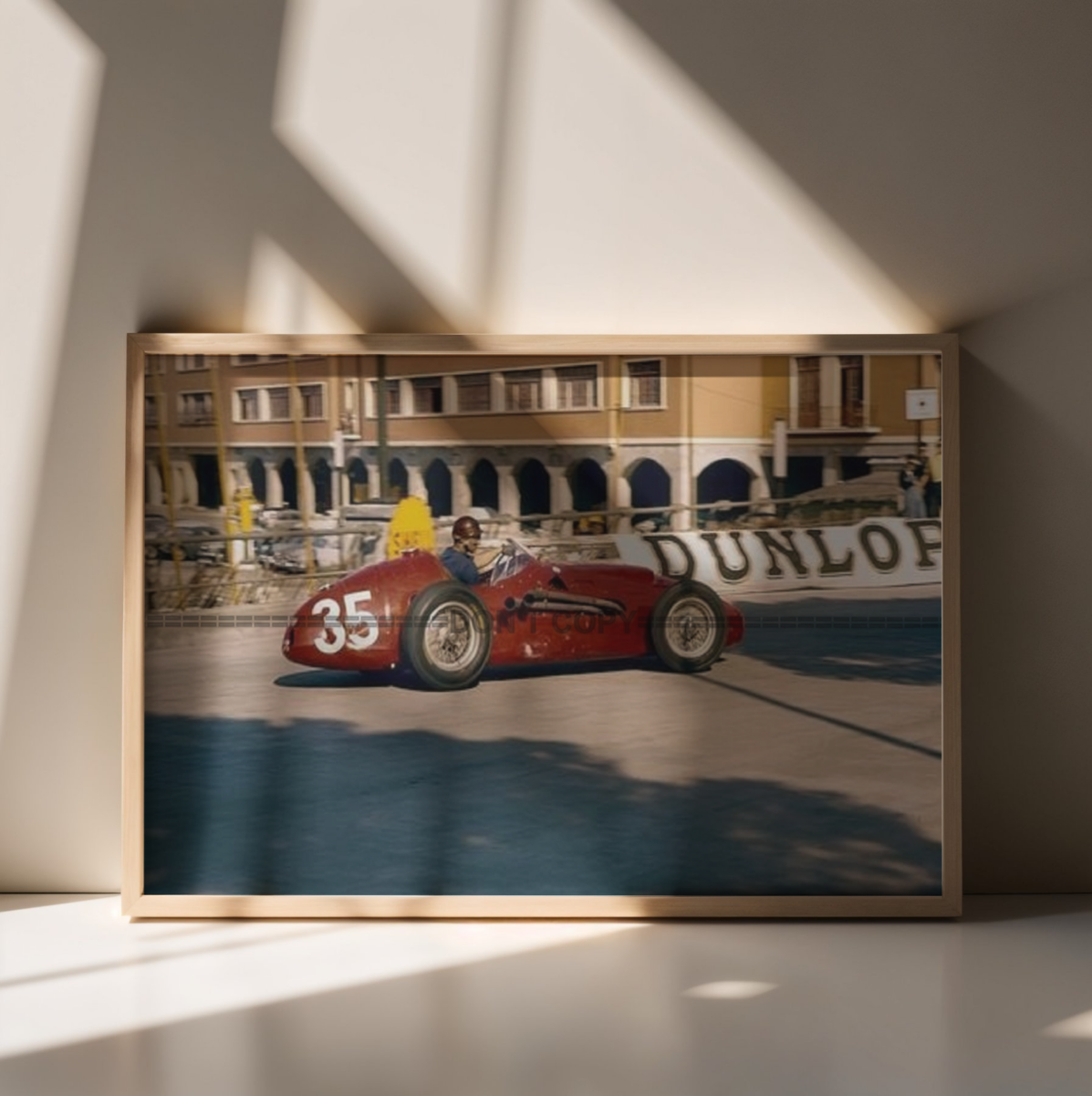 Photo Juan Manuel Fangio – Maserati 250F Proto – GP F1 de Monaco (1957) – 15x20