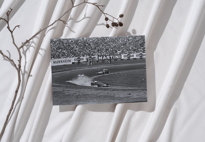 Photo Jacky Ickx – GP d’Allemagne – Nürburgring F1 – Action en piste – 15×20