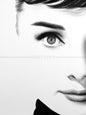 Photo "The Half Series - Audrey Hepburn" Dessin au crayon, Ileana Hunter - 15x20