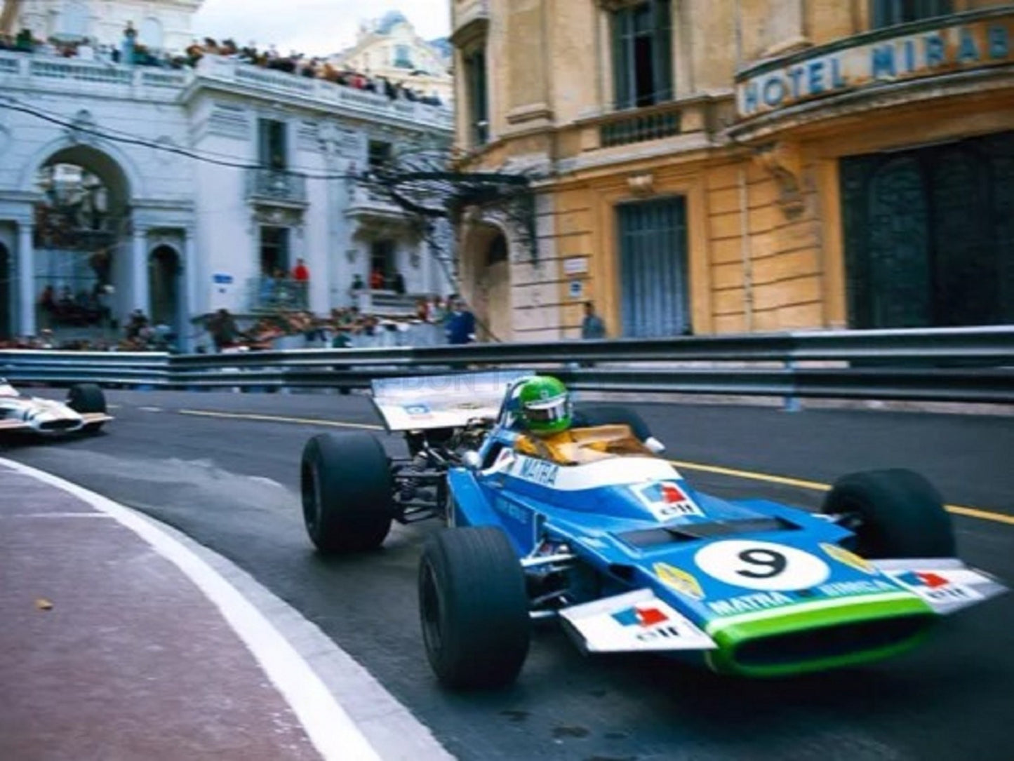 Photo Henri Pescarolo - Matra MS120 - Grand Prix de Monaco (1970) - 15x20
