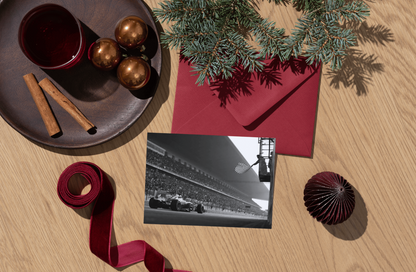 Photo Fernando Alonso – Ferrari F1 – Ligne d'Arrivée et Drapeau à Damier – 15×20