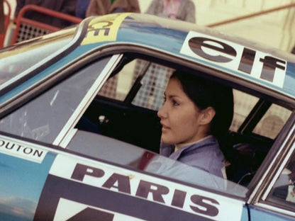 Photo Michèle Mouton – Alpine A110 1600 S Auto – Rallye Monte-Carlo 1976 – 15x20
