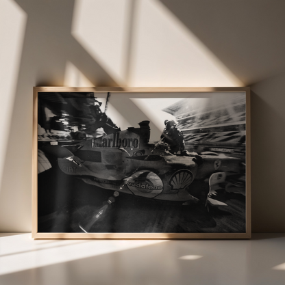 Photo Michael Schumacher – Grand Prix d’Espagne Formule 1 2005 - Ferrari – 15×20