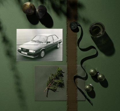 Photo Audi 80 GTE – Berline Sportive Youngtimer 1984 – Design Automobile – 15×20