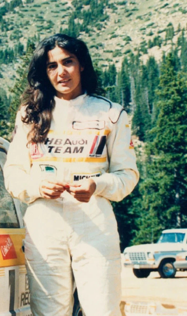 Photo Michèle Mouton – Audi Sport Quattro S1 – Pikes Peak 1985 – Rallye – 15×20