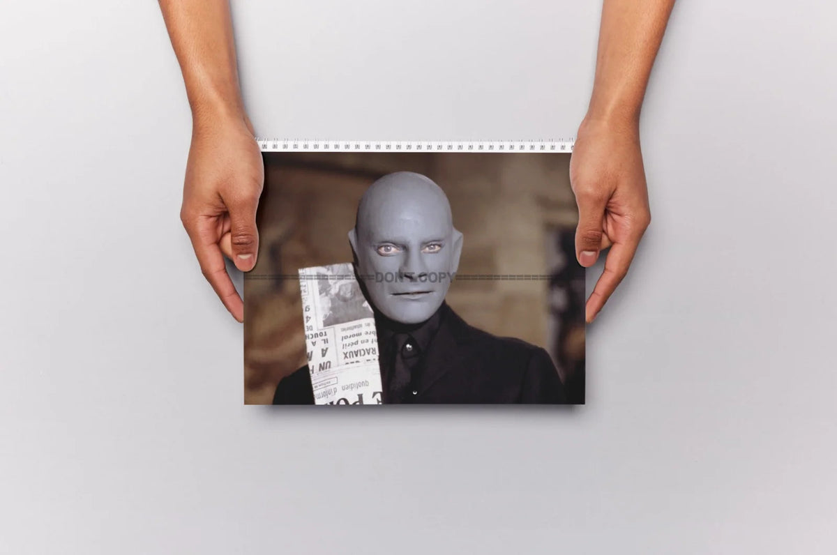 Photo Jean Marais – Fantômas 1964 – Visage Masqué Iconique – Scène Culte – 15×20